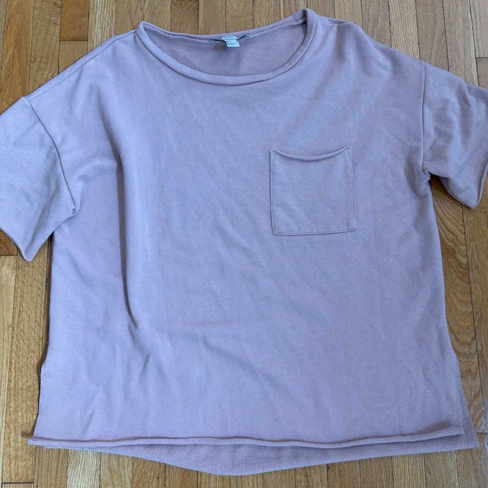 Forever 21 Pink Crew Neck Sweater